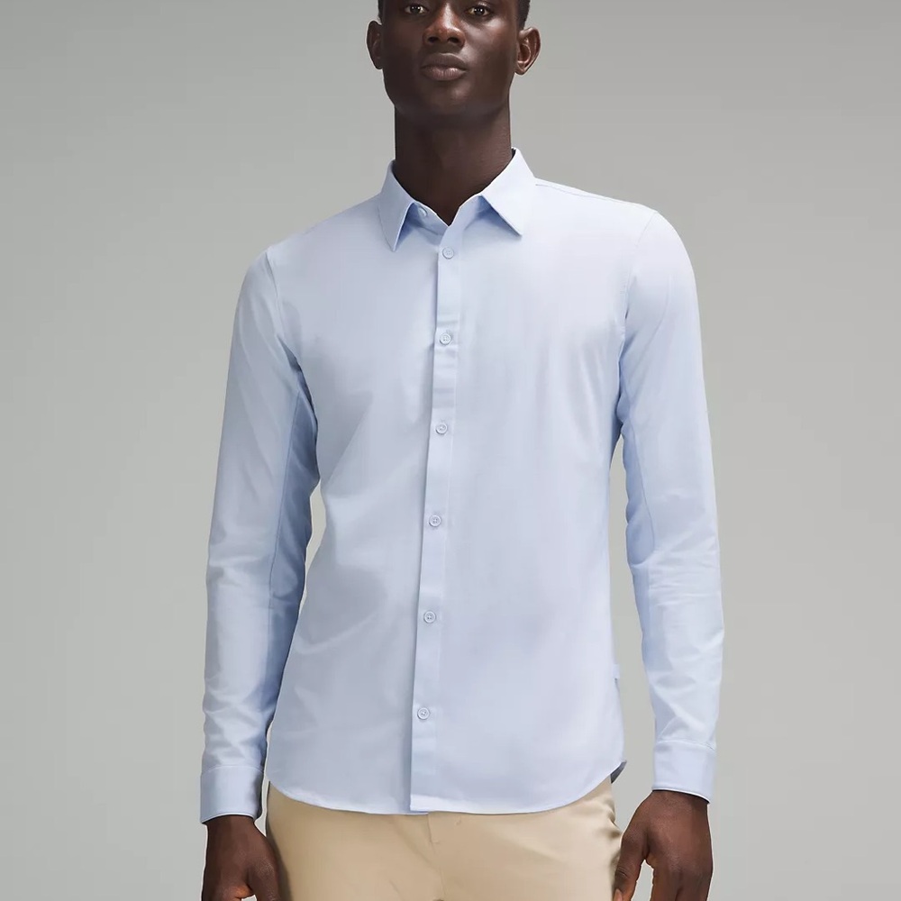 Lululemon New Venture Slim-Fit Long-Sleeve Shirt